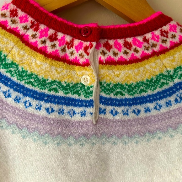 Gap Baby Rainbow Fair Isle Sweater, 6-12M - Picture 6 of 8